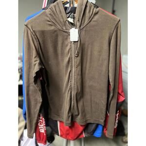 Brown Zip-Up Hoodie by City Lights